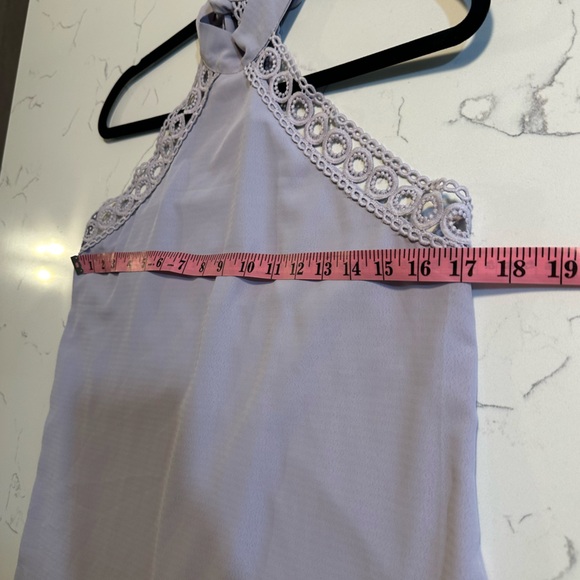 Lulus Lavender Mini Halter Neck Dress Summer Size Medium - Picture 5 of 9